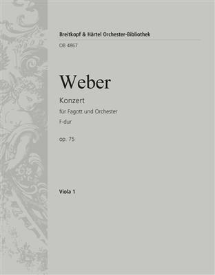 Carl Maria von Weber: Fagottkonzert F-dur op. 75: Orchester mit Solo