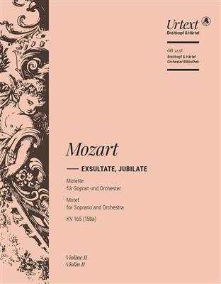 Wolfgang Amadeus Mozart: Exsultate, jubilate KV 165: Orchester mit Gesang