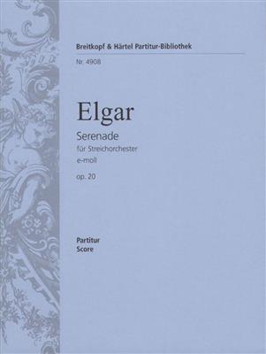 Edward Elgar: Serenade e-moll op. 20: Streichorchester