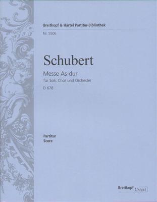 Franz Schubert: Messe As-Dur D678: Gemischter Chor mit Ensemble