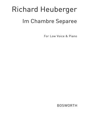 Richard Heuberger: Im Chambre Separee (Low Voice): Gesang mit Klavier