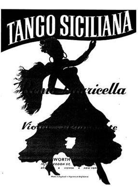 Remo Lauricella: Remo Lauricella: Tango Siciliano: Violine mit Begleitung