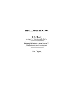 Johann Sebastian Bach: Extended Chorale Taylor: Orgel
