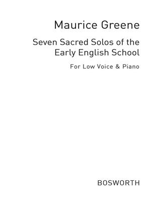 Maurice Green: Seven Sacred Solos Of The Early English School: Gesang mit Klavier