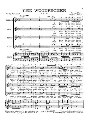 The Woodpecker: Gemischter Chor mit Begleitung