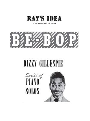 Ray's Idea Bebop Dizzy Gillespie Series: Klavier Solo