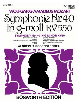 Symphony In G Minor No.40 (1st Movement): (Arr. Albrecht Rosenstengel): Blockflöte Ensemble
