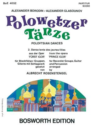 Alexander Porfiryevich Borodin: Polowetzer Tanze: Blockflöte Ensemble