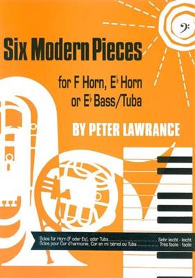 Peter Lawrance: Six Modern Pieces Eb Bass-Tuba Bc: Tuba mit Begleitung