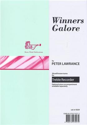 Peter Lawrance: Winners Galore For Treble Recorder: Altblockflöte