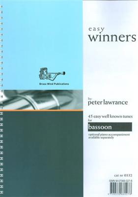 Peter Lawrance: Easy Winners (Bassoon): Fagott Solo