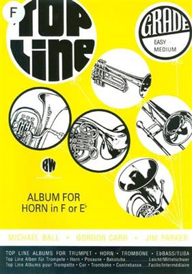 Top Line Album For F Horn: Horn mit Begleitung