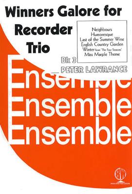 Winners Galore Recorder Trios Bk 3: (Arr. Peter Lawrance): Blockflöte Ensemble