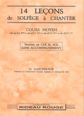 14 leçons de solfège à chanter : Cours Moyen