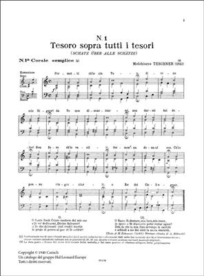 Johann Sebastian Bach: Corali A 4 Voci Miste Vol. 1 (Schinelli): Gemischter Chor mit Begleitung
