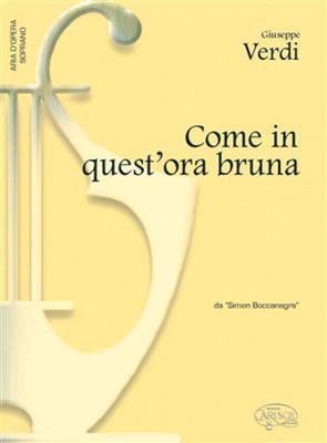 Giuseppe Verdi: Come in quest'ora bruna, da 'Simon Boccanegra': Gesang mit Klavier