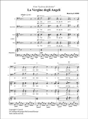 Giuseppe Verdi: La Vergine degli Angeli, da La Forza del Destino: Gesang mit Klavier