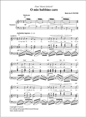 Giacomo Puccini: O mio babbino caro, da Gianni Schicchi: Gesang mit Klavier