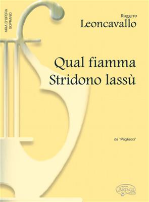 Ruggero Leoncavallo: Qual fiamma Stridono lassù, da Pagliacci: Gesang mit Klavier