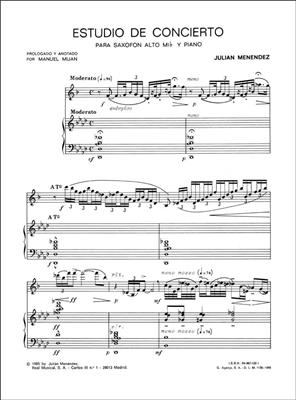 Nancy Faber: Estudio De Concierto: Saxophon