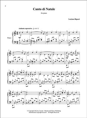 Luciana Bigazzi: Canto di Natale: Klavier Solo