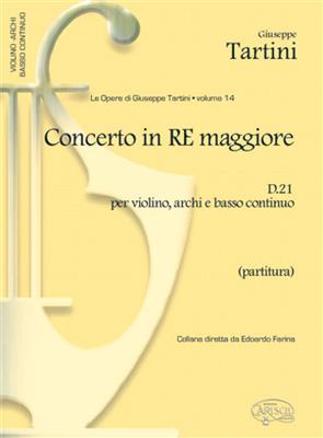 Giuseppe Tartini: Tartini Volume 14: Concerto in D Major D21: Streichensemble