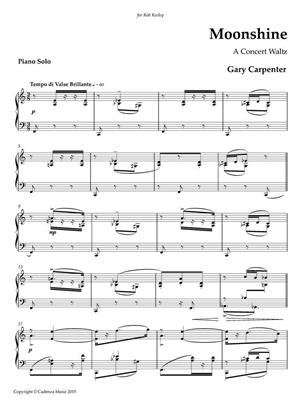 Gary Carpenter: Moonshine: Klavier Solo
