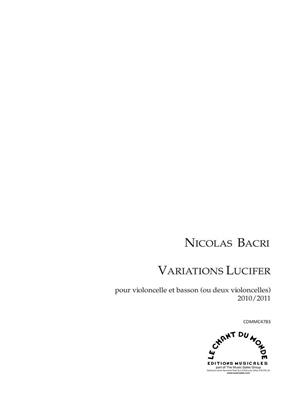 Nicolas Bacri: Variations Lucifer - Pour Violoncelle et Basson: Gemischtes Duett