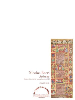 Nicolas Bacri: Saisons, Op. 123: Klavier Solo