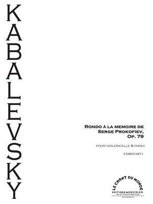 Dmitri Kabalevsky: Rondo À La Mémoire De Prokofiev Op. 79: Cello mit Begleitung