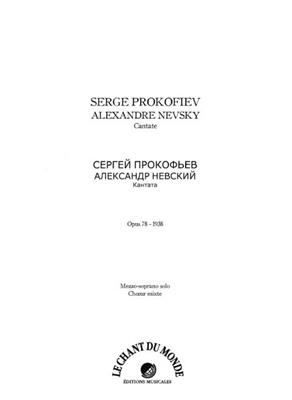 Sergei Prokofiev: Alexandre Nevsky: Gemischter Chor mit Begleitung