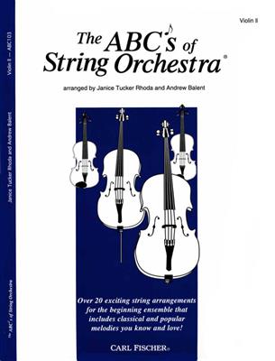Janice Tucker Rhoda: The ABCs Of String Orchestra: (Arr. Janice Tucker Rhoda): Streichorchester