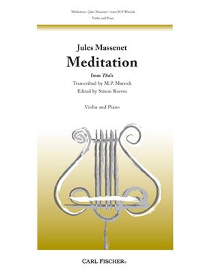 Jules Massenet: Meditation (Thais): Violine mit Begleitung