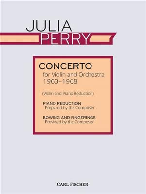 Julia Perry: Concerto for Violin and Orchestra: Violine mit Begleitung