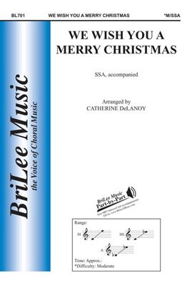 We Wish You A Merry Christmas: (Arr. Catherine Delanoy): Frauenchor mit Klavier/Orgel