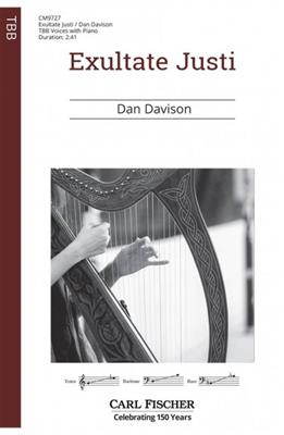 Dan Davison: Exultate Justi: Gemischter Chor mit Klavier/Orgel