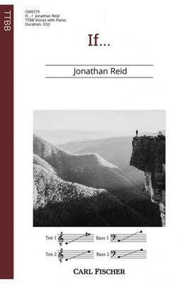 Jonathan Reid: If...: Männerchor mit Klavier/Orgel