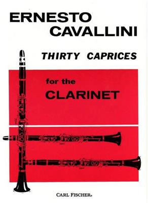 Ernesto Cavallini: Thirty Caprices: Klarinette Solo