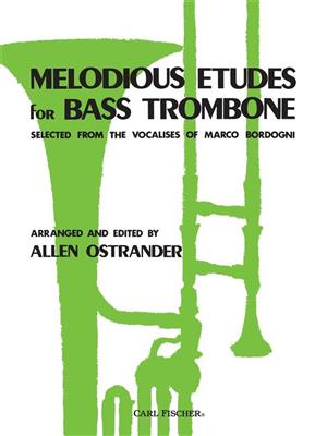 Marco Bordogni: Melodious Etudes: (Arr. Allen Ostrander): Posaune Solo