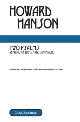Howard Hanson: Two Psalms: Gemischter Chor mit Klavier/Orgel