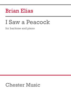 Brian Elias: I Saw a Peacock: Gesang mit Klavier