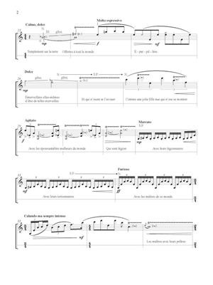 Kaija Saariaho: Trois poèmes de Jacques Prévert: Violine Solo