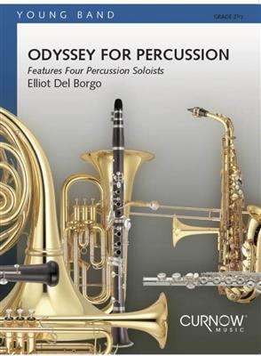 Elliot Del Borgo: Odyssey for Percussion: Blasorchester mit Solo