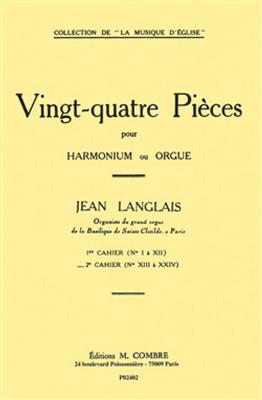 Jean Langlais: Vingt-quatre (24) Pièces - cahier n°2 (13 à 24): Orgel