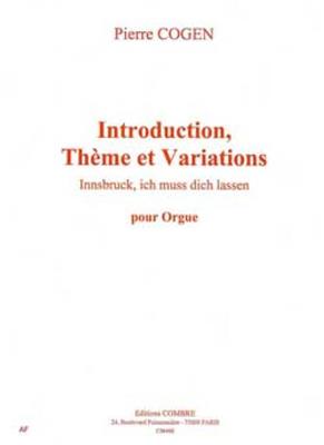 Pierre Cogen: Introduction, thème, variations: Orgel