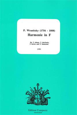 P. Wrantitzky: Harmonie In F: Holzbläserensemble