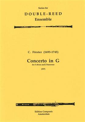 Christoph Förster: Concert G: Holzbläserensemble