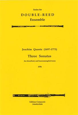 Johann Joachim Quantz: 3 Sonatas: Gemischtes Holzbläser Duett