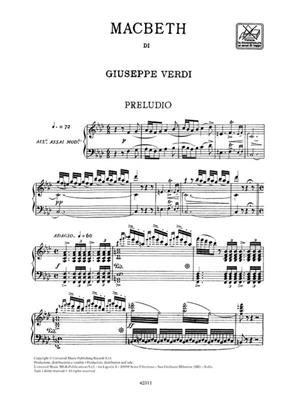 Giuseppe Verdi: Macbeth - Vocal Score: Opern Klavierauszug