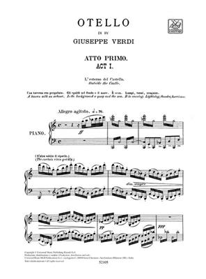 Giuseppe Verdi: Otello: Opern Klavierauszug